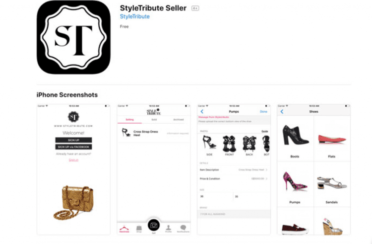 StyleTribute Seller web app, a trusted marketplace for pre-loved luxury fashion where users can buy and sell items from top brands like Hermes and Chanel. Our in-house quality control team guarantees authenticity and quality.